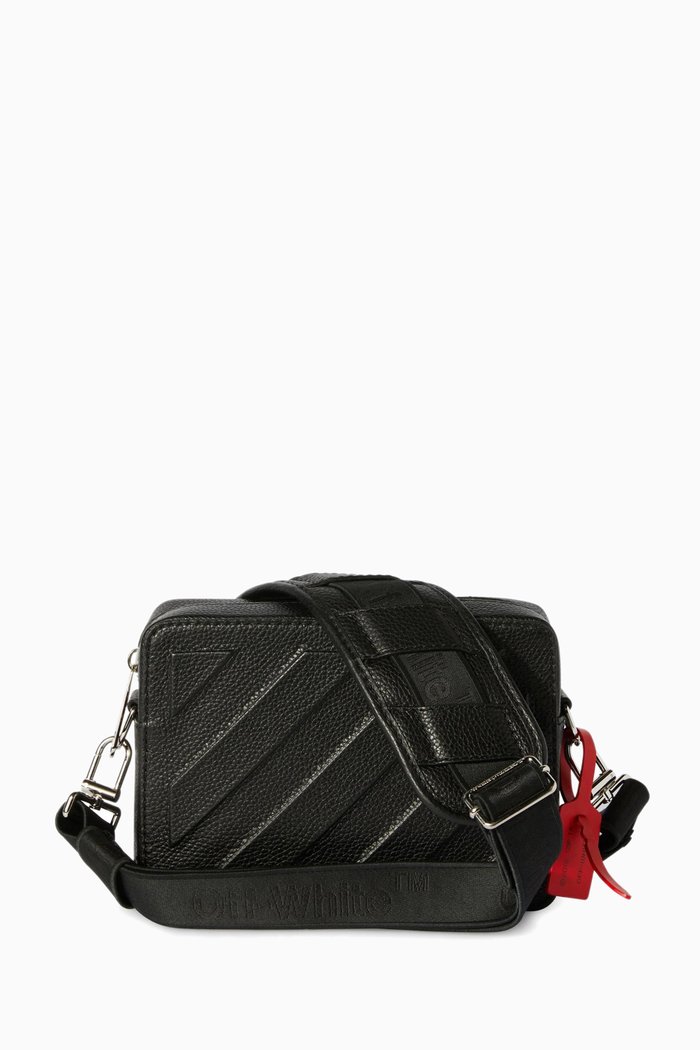 

Binder Crossbody in Leather, Black
