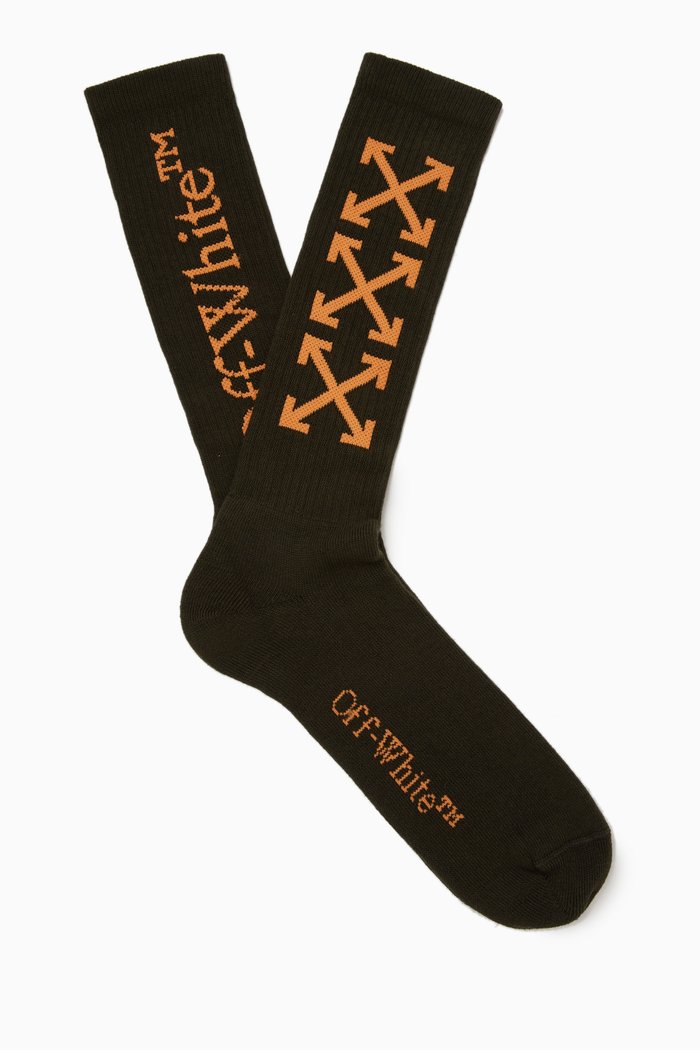 

Arrow Bookish Socks in Cotton, Neutral