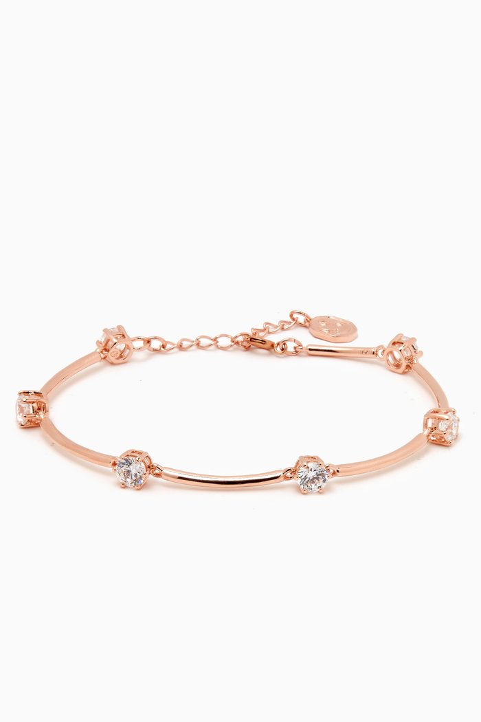 

Constella Crystal Bracelet in Rose Gold-plated Metal