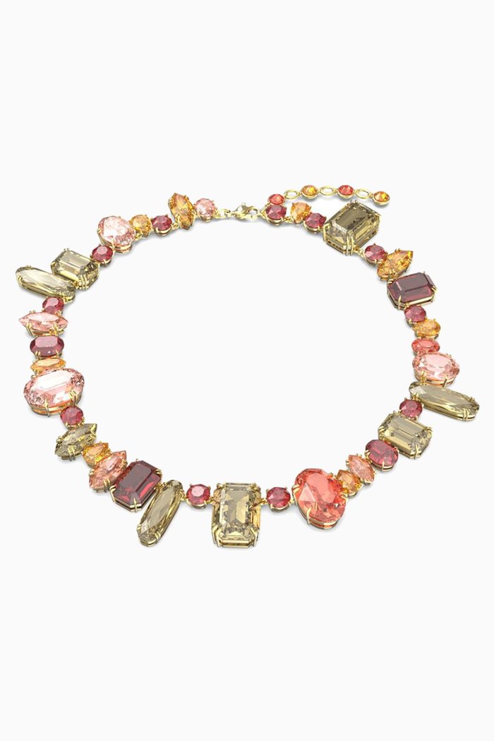 

Gema Necklace in Gold-plated Metal, Multicolour