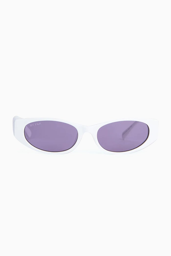 

Rodeo Sunglasses in Acetate, White