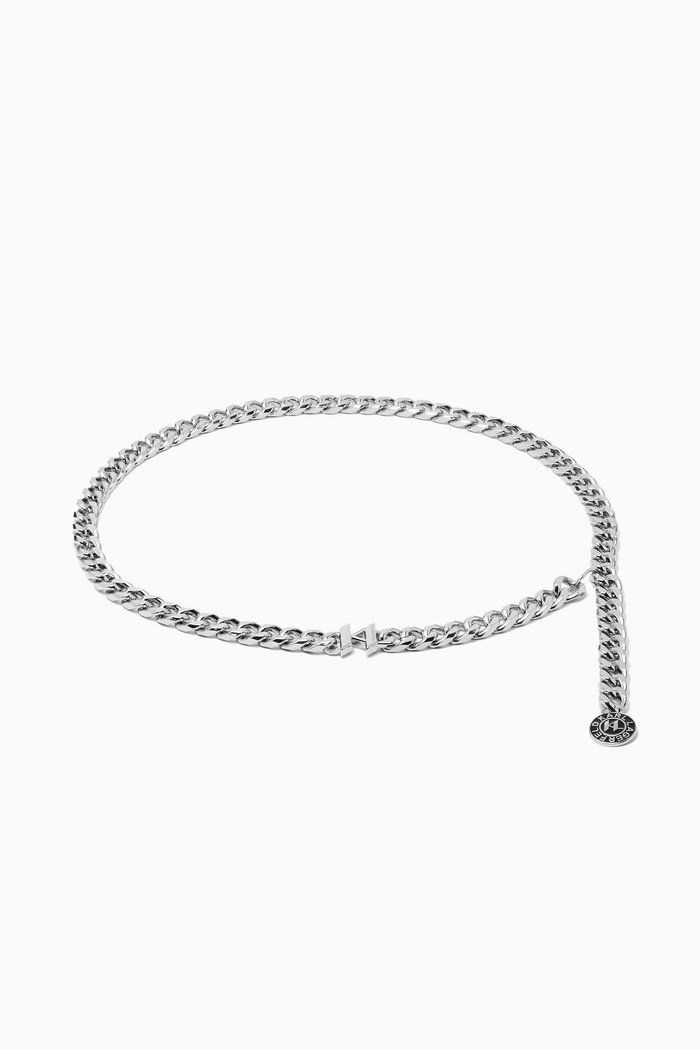

Small K/Monogram Chain Belt in Brass, Silver