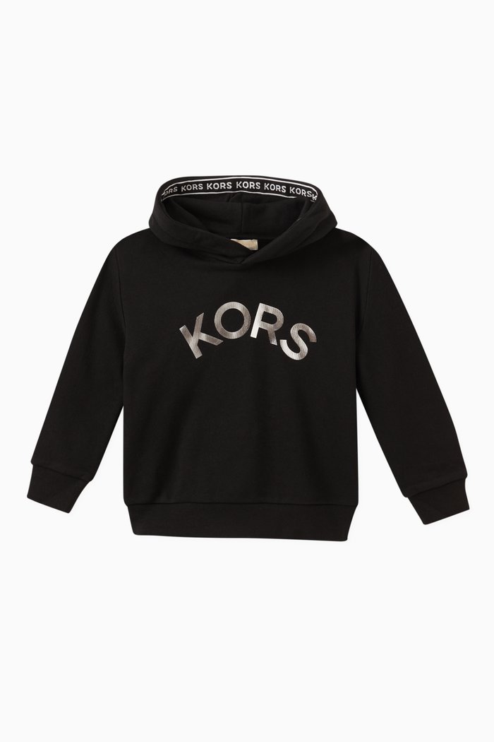 

Logo Hoodie in Cotton, Black