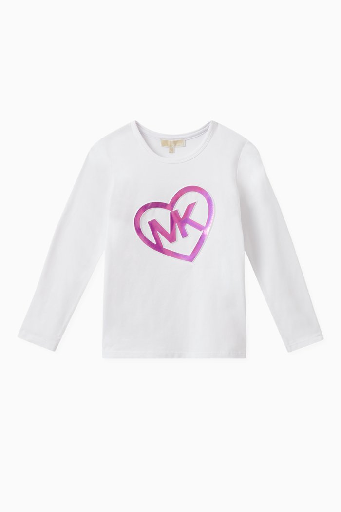 

Logo-embossed T-shirt in Cotton, White