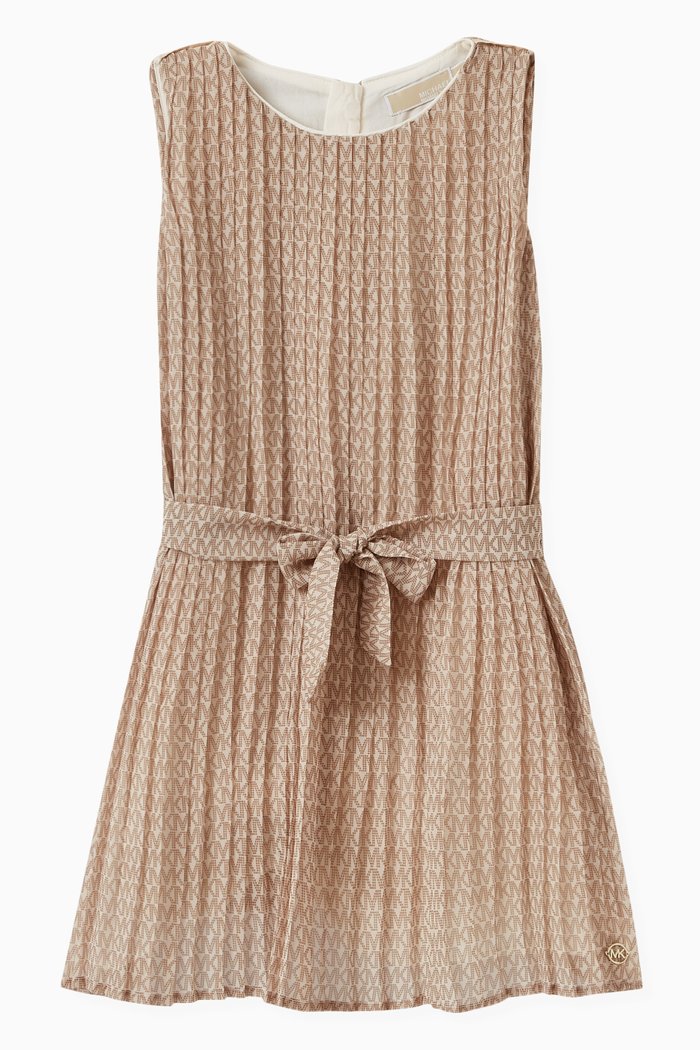 

Monogram Belt Dress in Polyester, Neutral