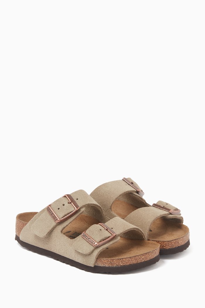 

Arizona Sandals in Birko-Flor® & Suede, Neutral