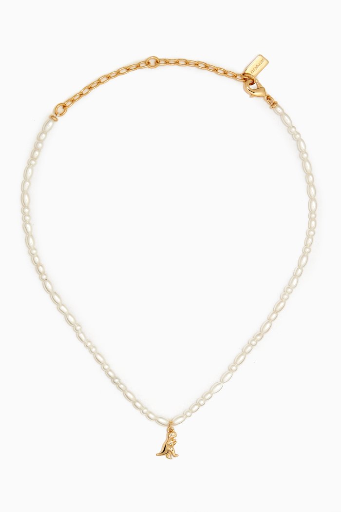 

Pearl Necklace in Metal, Multicolour