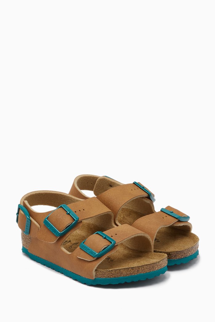 

Milano Sandals in Birko-Flor® & Nubuck, Blue