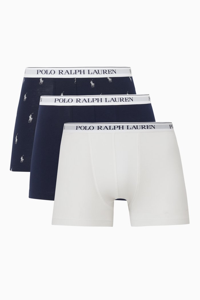 

Trunks in Cotton Jersey, Set of 3, Multicolour