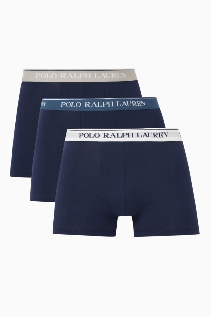 

Trunks in Cotton, Set of 3, Multicolour