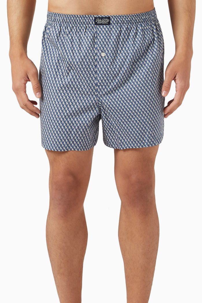 

Classic Boxers in Cotton, Blue