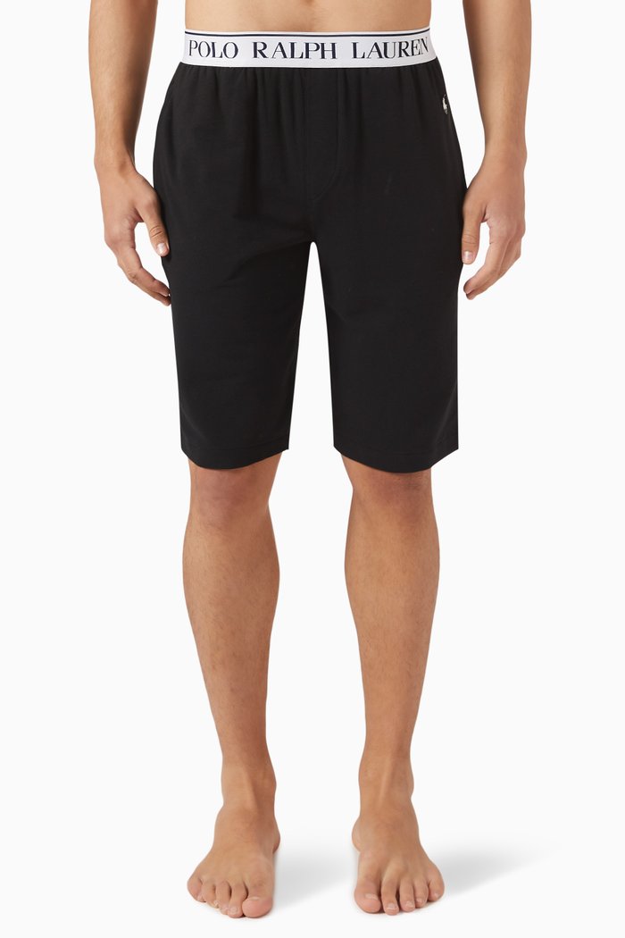 

Sleep Shorts in Cotton, Black