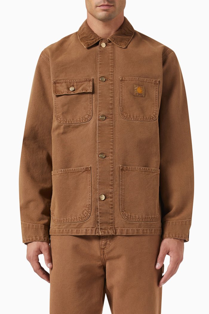 

Michigan Coat in Organic Cotton, Brown