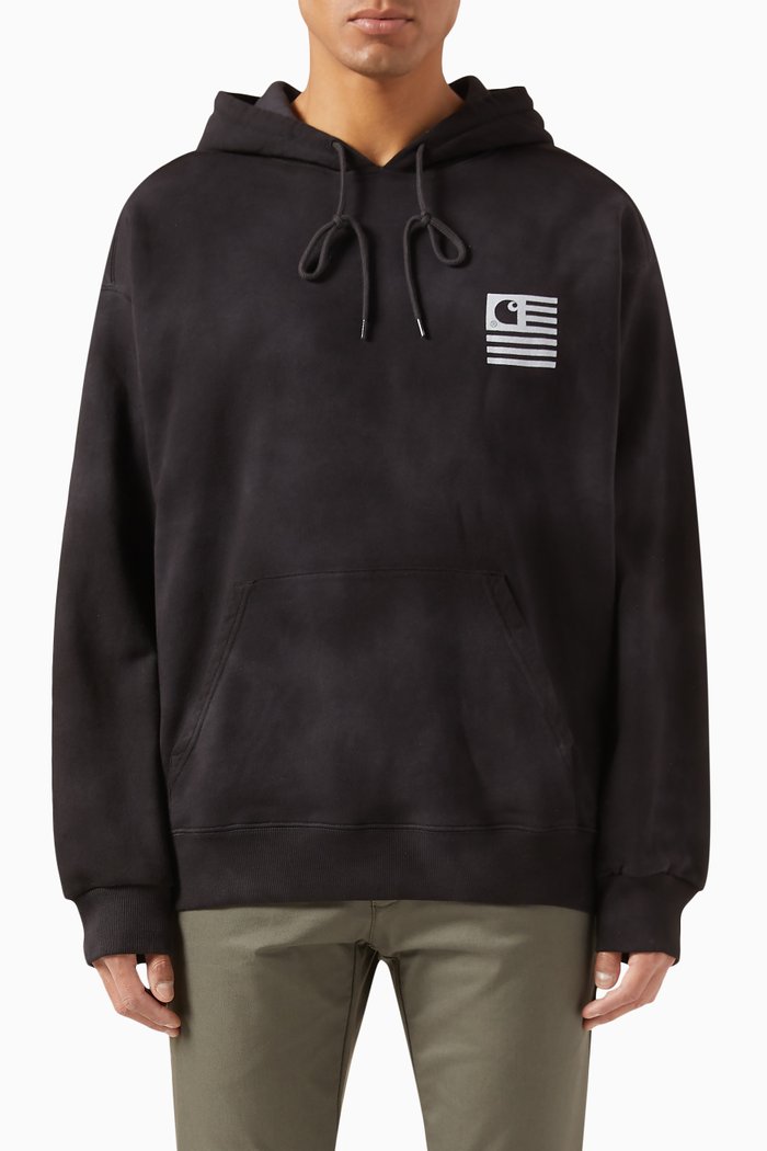 

Chromo Hoodie in Cotton Jersey, Black