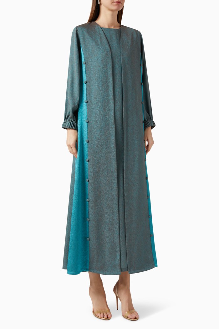 

Deep Sea Abaya Set, Grey
