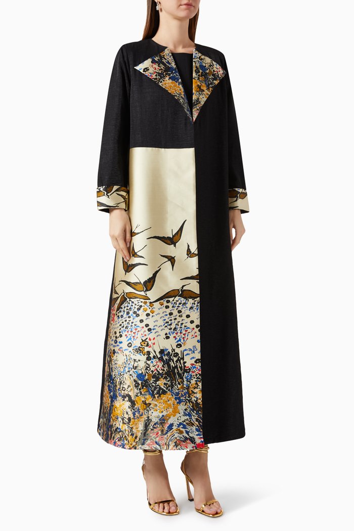 

Dusk Abaya Set, Black