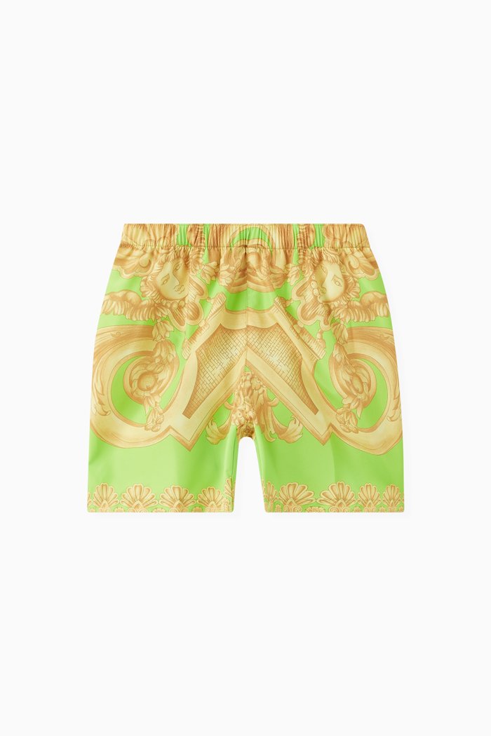 

Barocco 660 Print Swim Shorts in Nylon, Multicolour