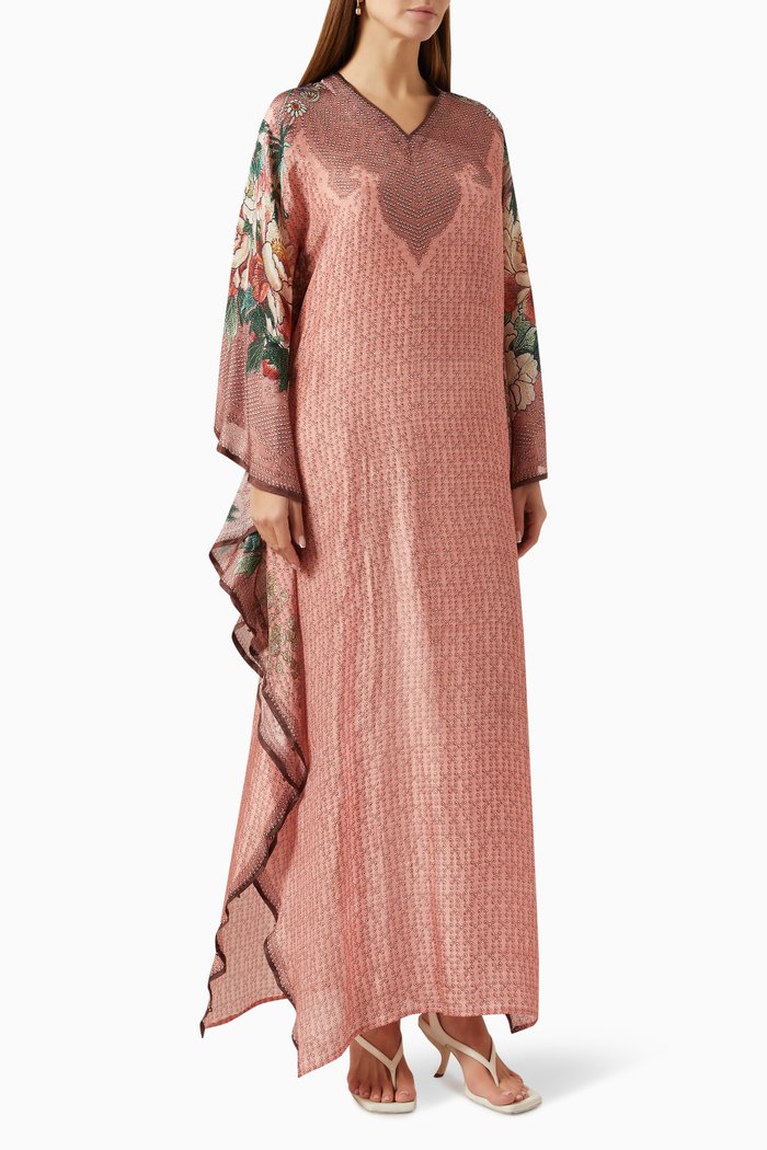 

Verusha Kaftan in Silk, Brown