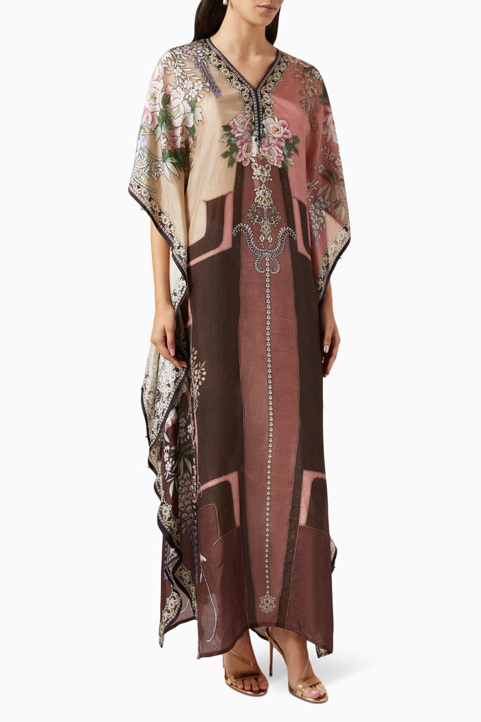 

Sayuri Kaftan in Silk, Pink