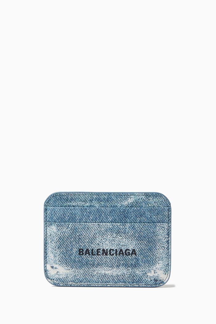 

Cash Card Holder in Denim, Blue