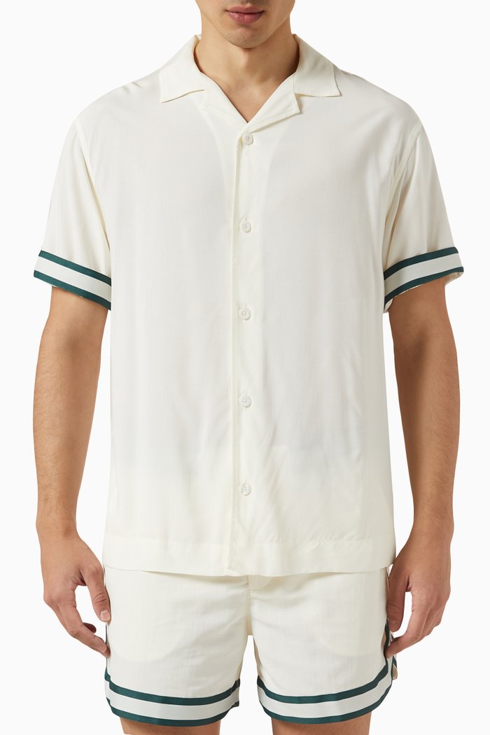 

Valbonne Shirt in Rayon, Neutral