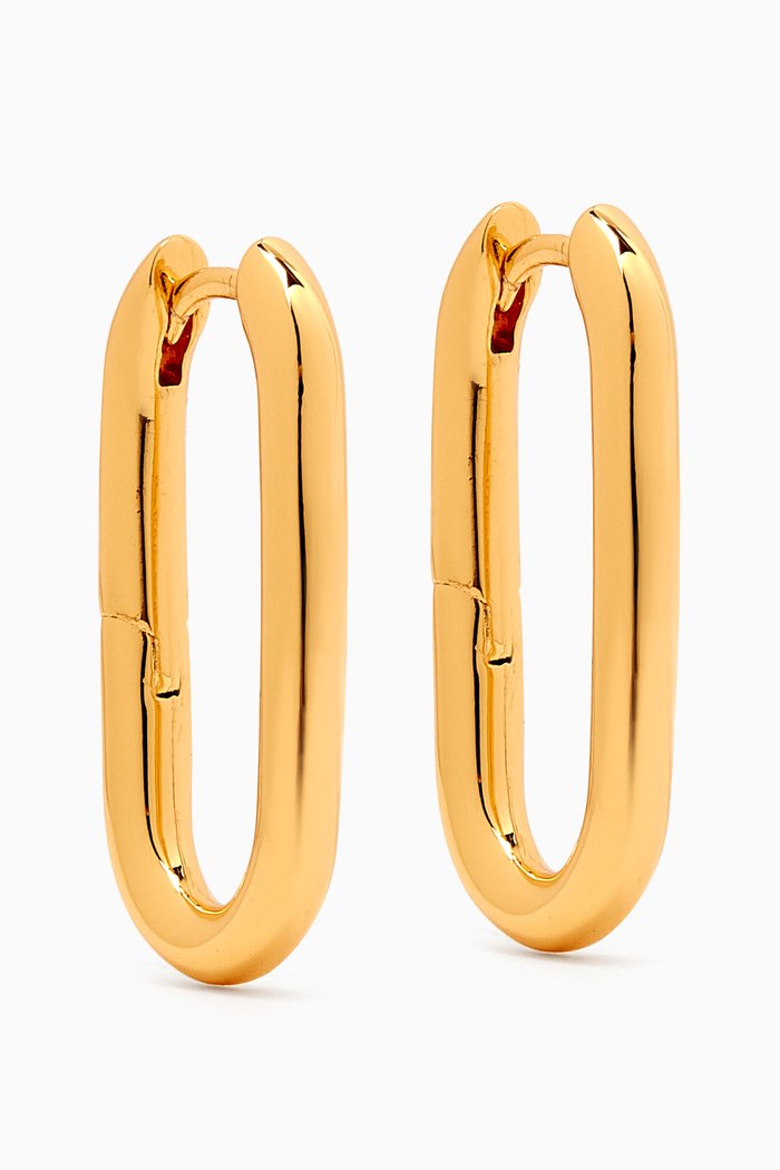 

Beat Hoop Earrings in 18kt Gold-plated Sterling Silver