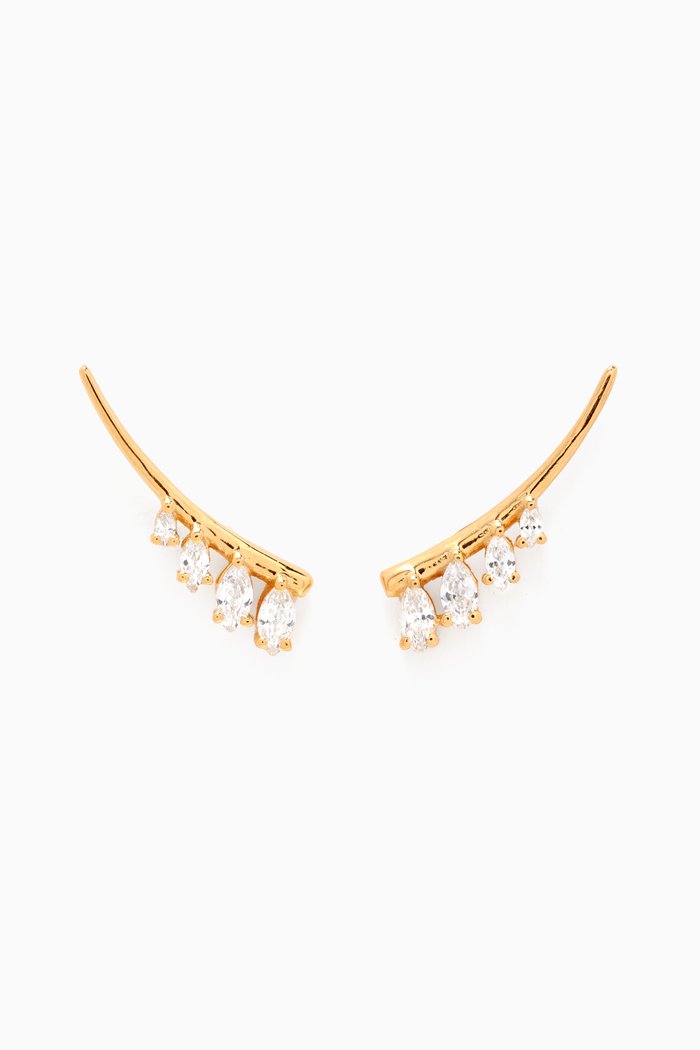 

Aqua Earrings in 18kt Gold-plated Sterling Silver