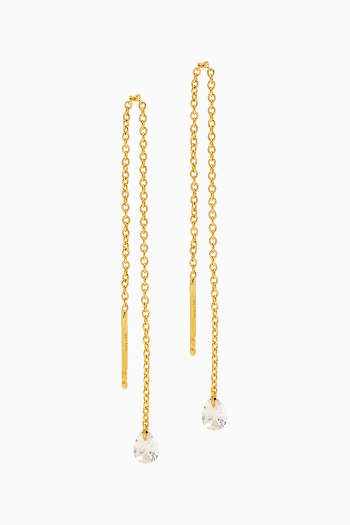 

Waterfall Earrings in 18kt Gold-plated Sterling Silver