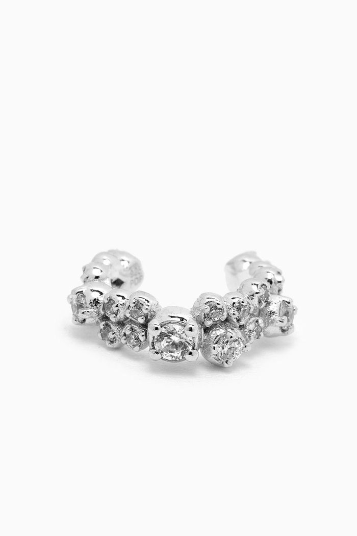 

Bubble Ear Cuff in Sterling Silver