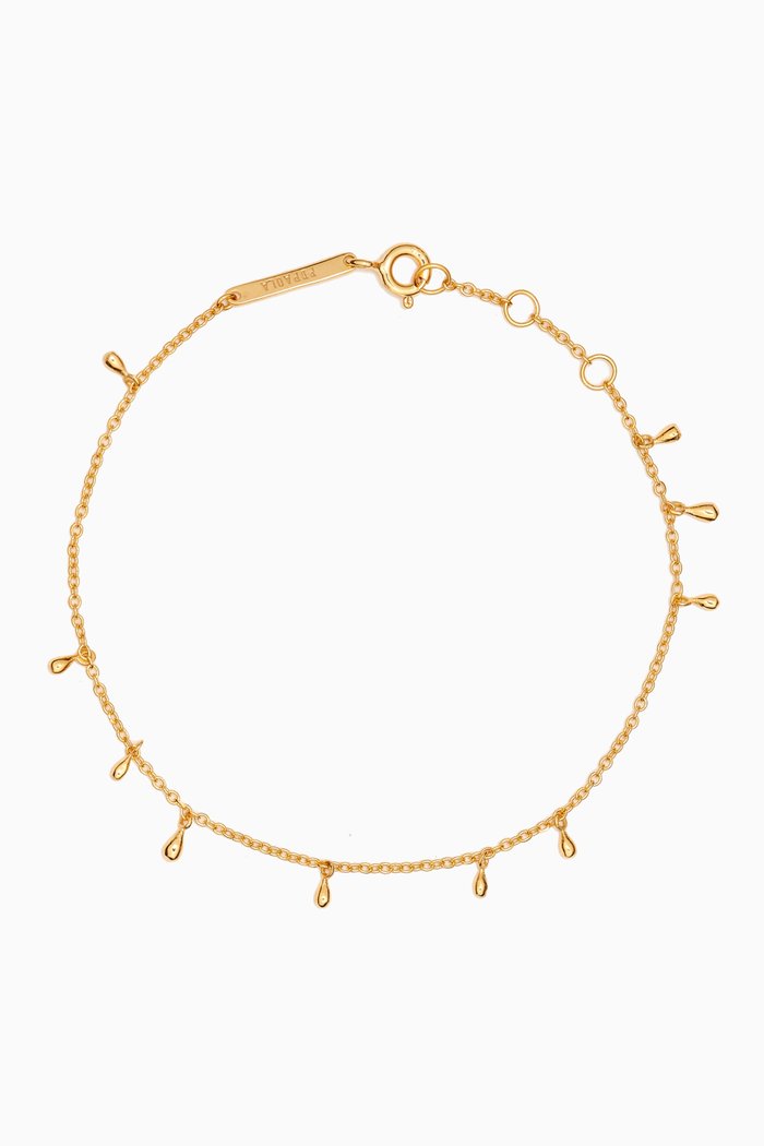 

Teardrop Bracelet in 18kt Gold-plated Sterling Silver