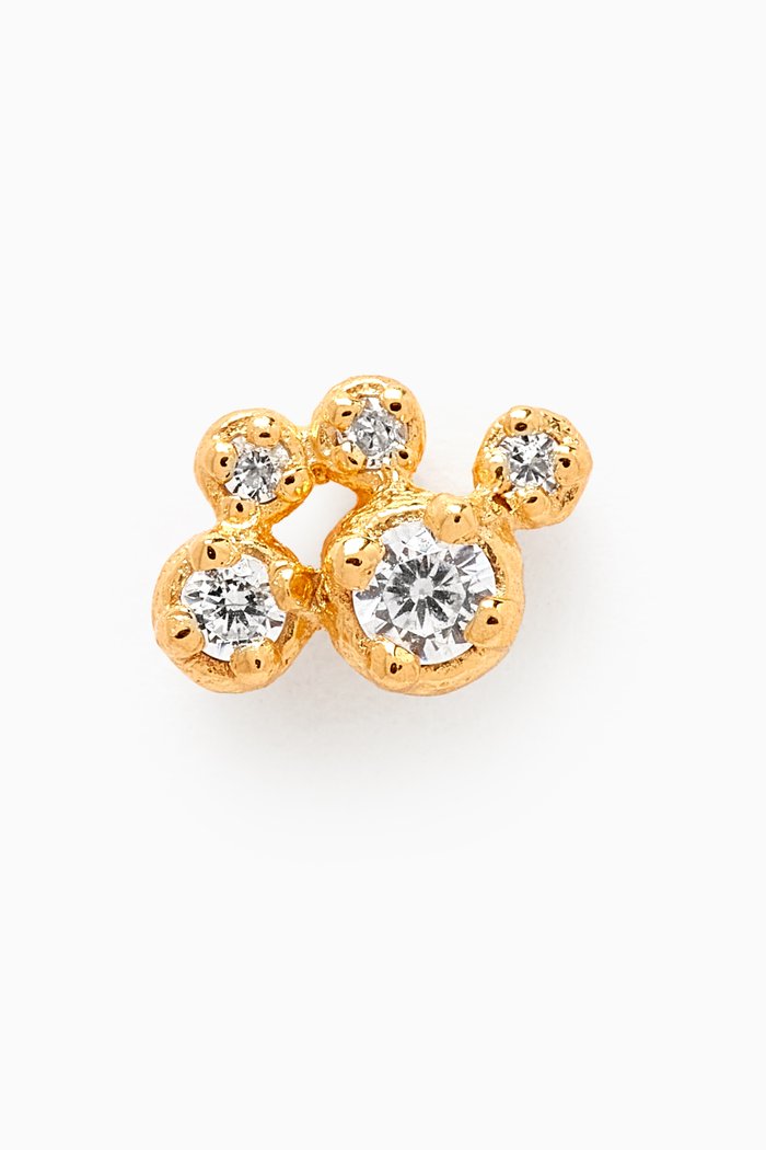 

Bubble Single Earring in 18kt Gold-plated Sterling Silver