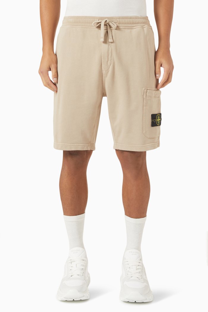 

Shorts in Fleece, Brown