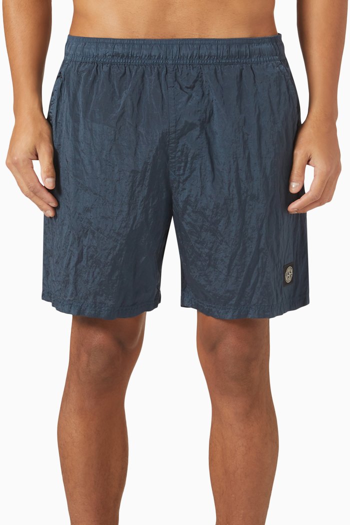 Shorts in Nylon, Blue