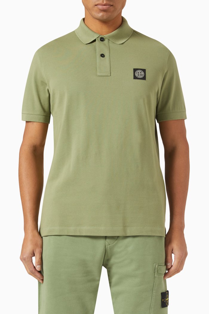 

Polo Shirt in Cotton, Green