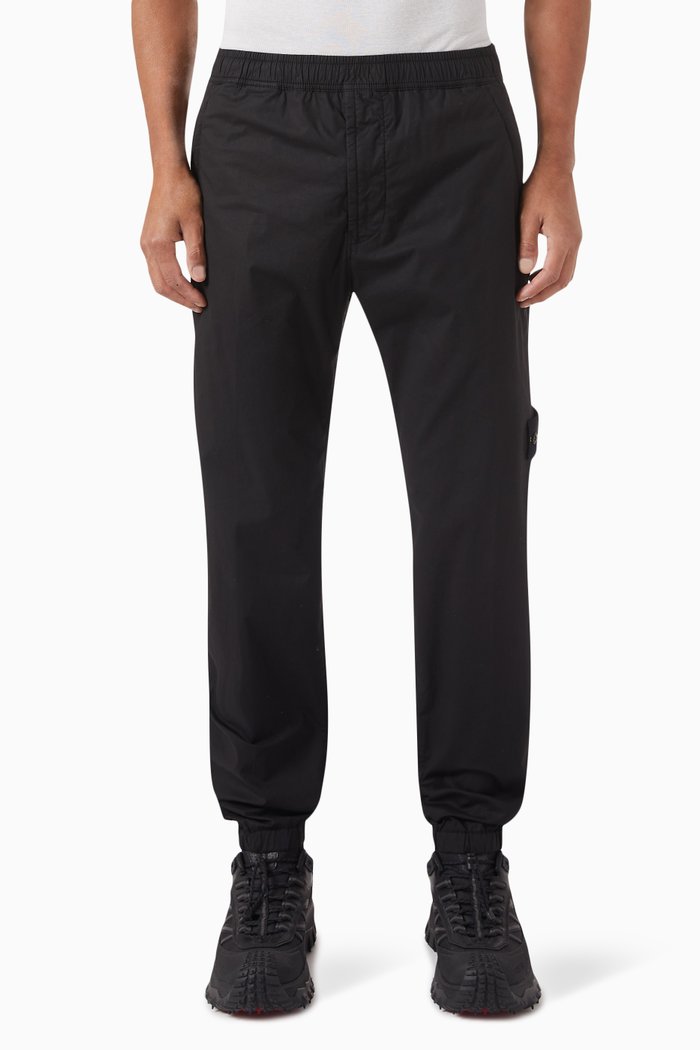

Fatigue Pants in Stretch Cotton Canvas, Black