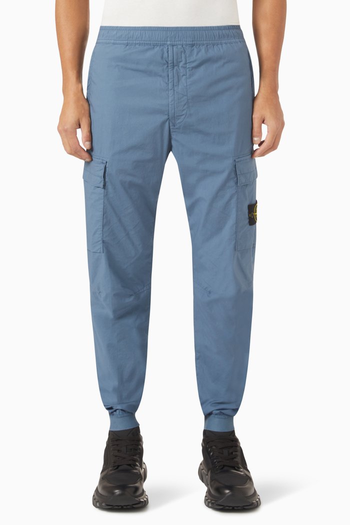 

Cargo Pants in Cotton, Blue
