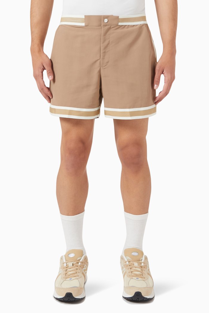 

Baller Swim Shorts in Recycled Nylon, Neutral