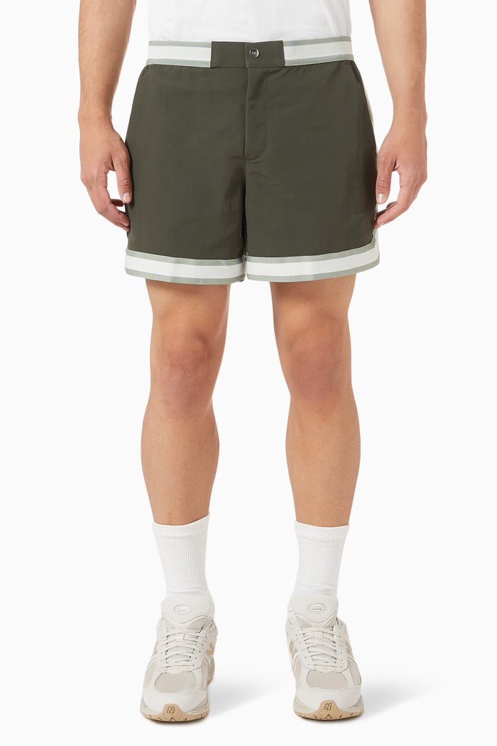 

Baller Swim Shorts in Recycled Nylon, Brown