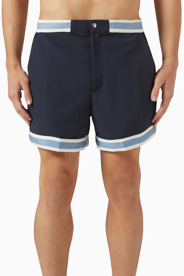 

Baller Swim Shorts in Recycled Nylon, Blue