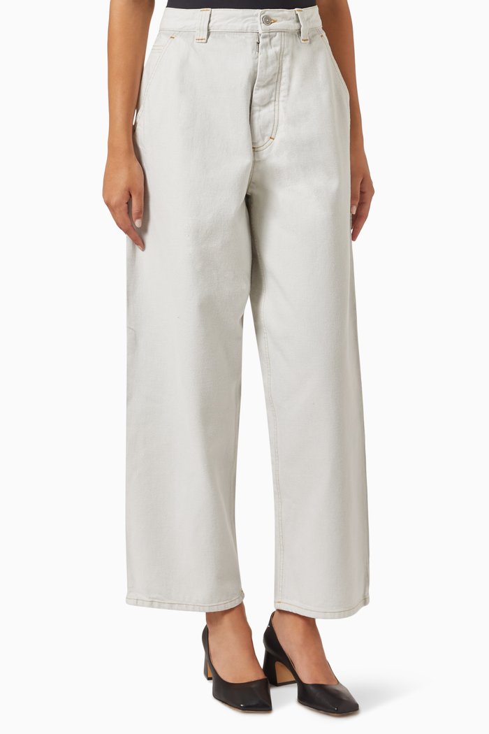 

Straight-fit Jeans in Denim, Blue