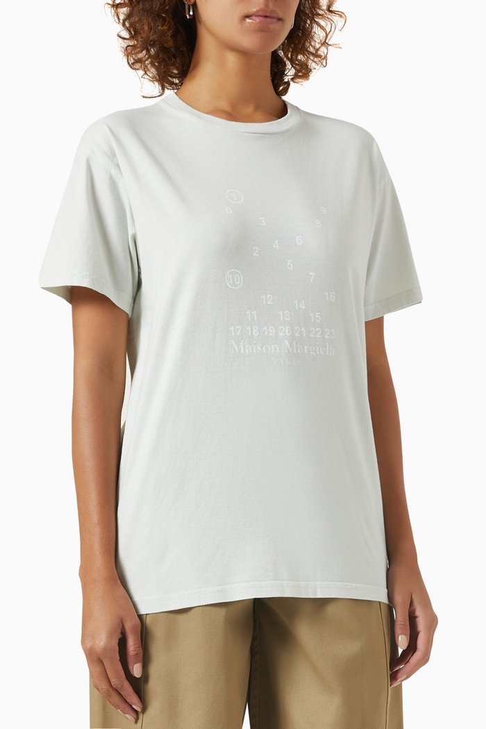 

Numeric Logo T-shirt in Cotton, White