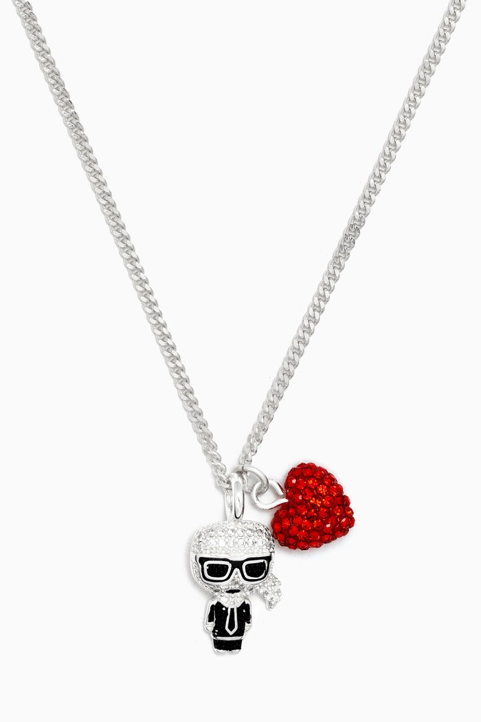 

K/Ikonik Heart Necklace in Sterling Silver