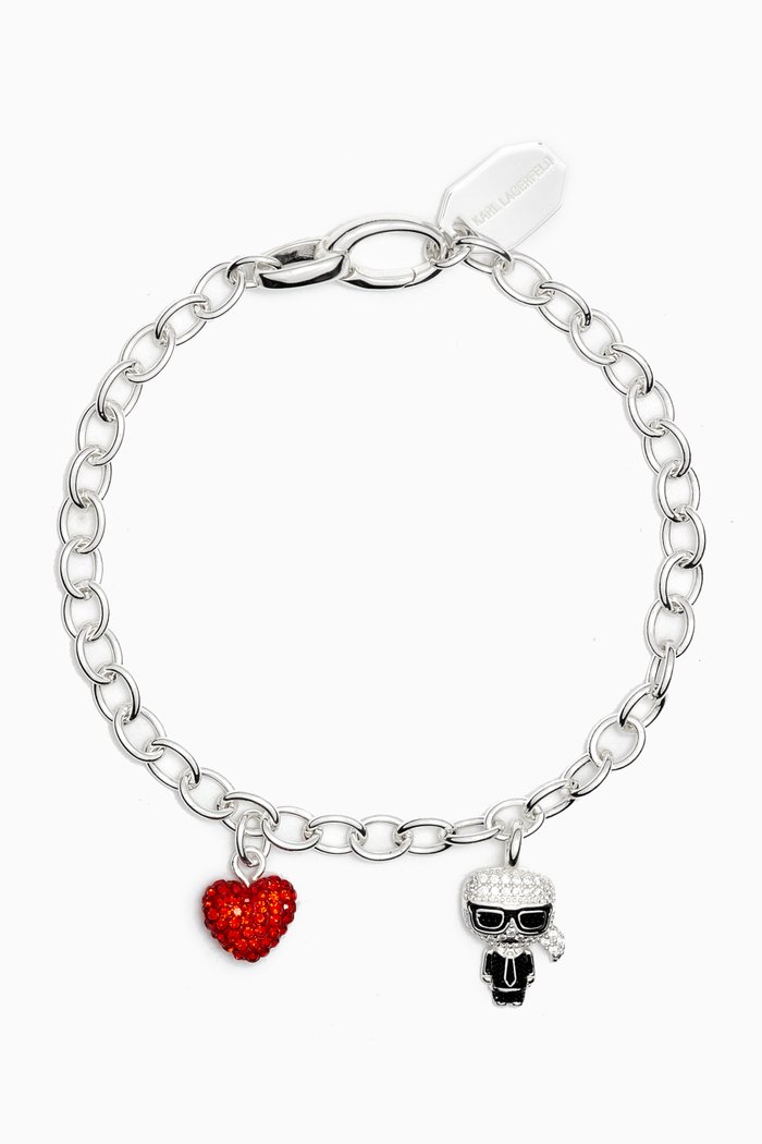 

K/Ikonik Heart Bracelet in Sterling Silver