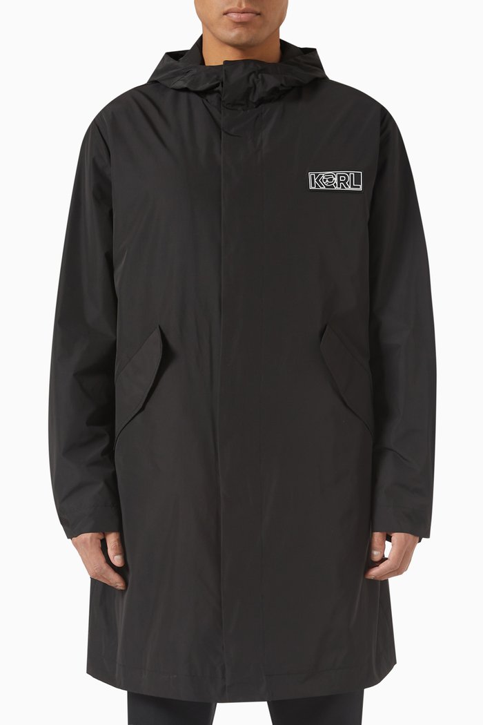 Ikonik 20 Parka in Recycled Nylon, Black