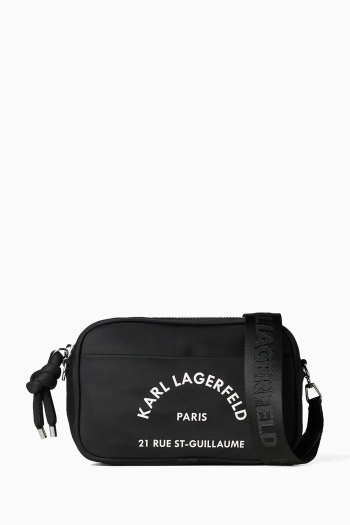 

Rue St. Guillaume Camera Bag in Metallic Nylon, Black