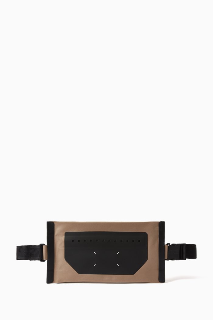 

Mackintosh Crossbody Bag in Cotton-blend, Black