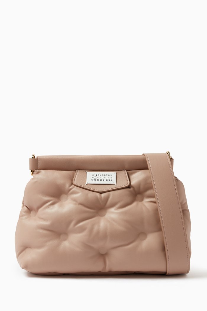 

Glam Slam Classique Shoulder Bag in Nappa Leather, Pink