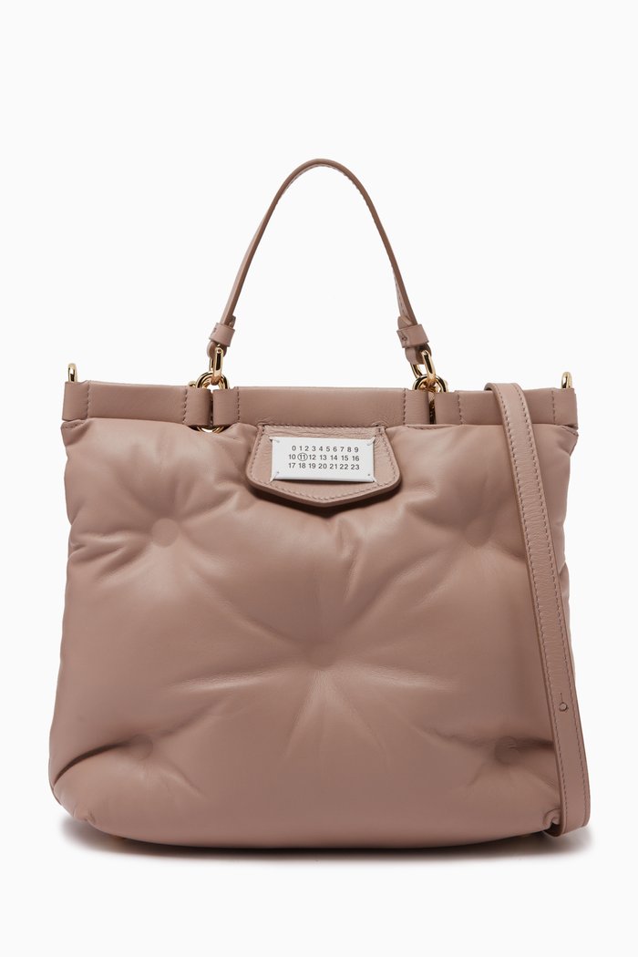

Glam Slam Small Handbag in Quilted Nappa, Pink