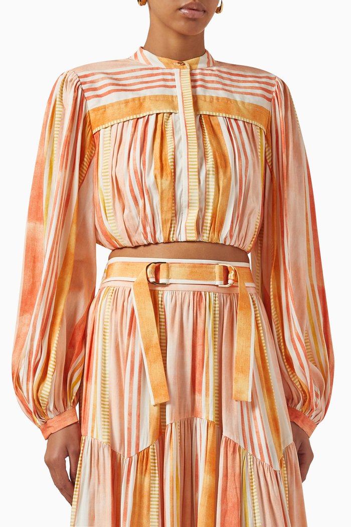 

Coupland Crop Top in Viscose-blend, Orange
