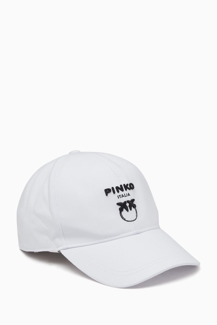 

Busseto Baseball Cap in Cotton Gabardine, White